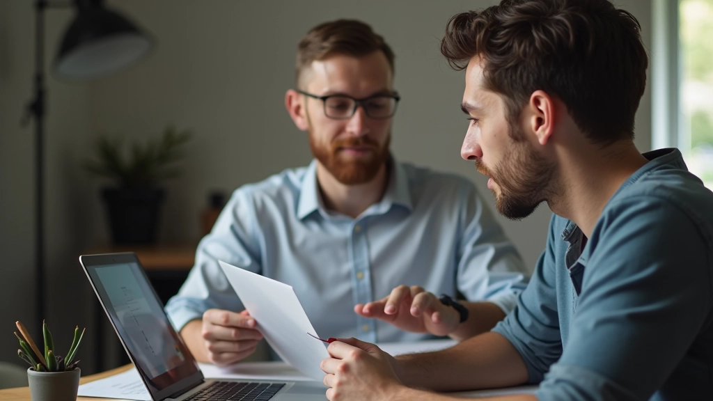 Equipa a analisar métricas e prototipagem